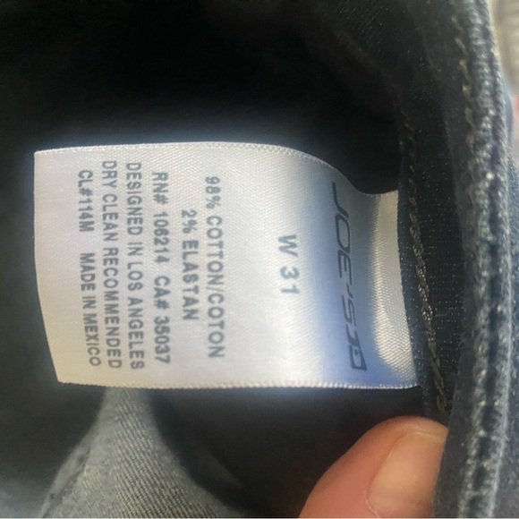 Joes Jeans Sandra Exclusive 1/2 Black denim 1/2 Blue Denim Skinny Jeans. Size 31 - Picture 7 of 8